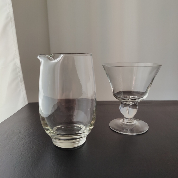 Small 14 oz cocktail 🍸🍹 pitcher | clear glass | Libbey - Picture 7 of 7